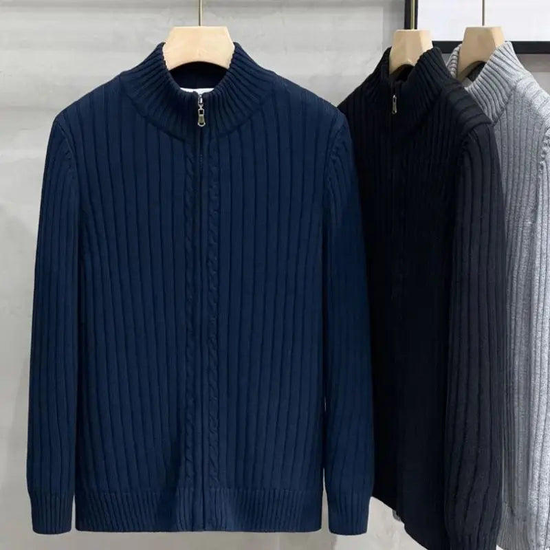 men´s full zip cardigan