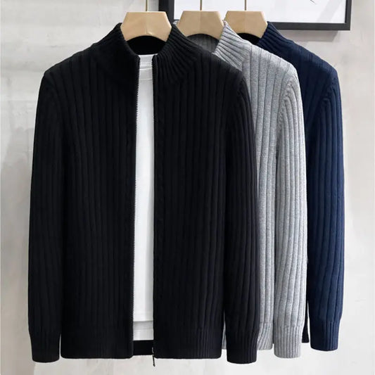 men´s full zip cardigan