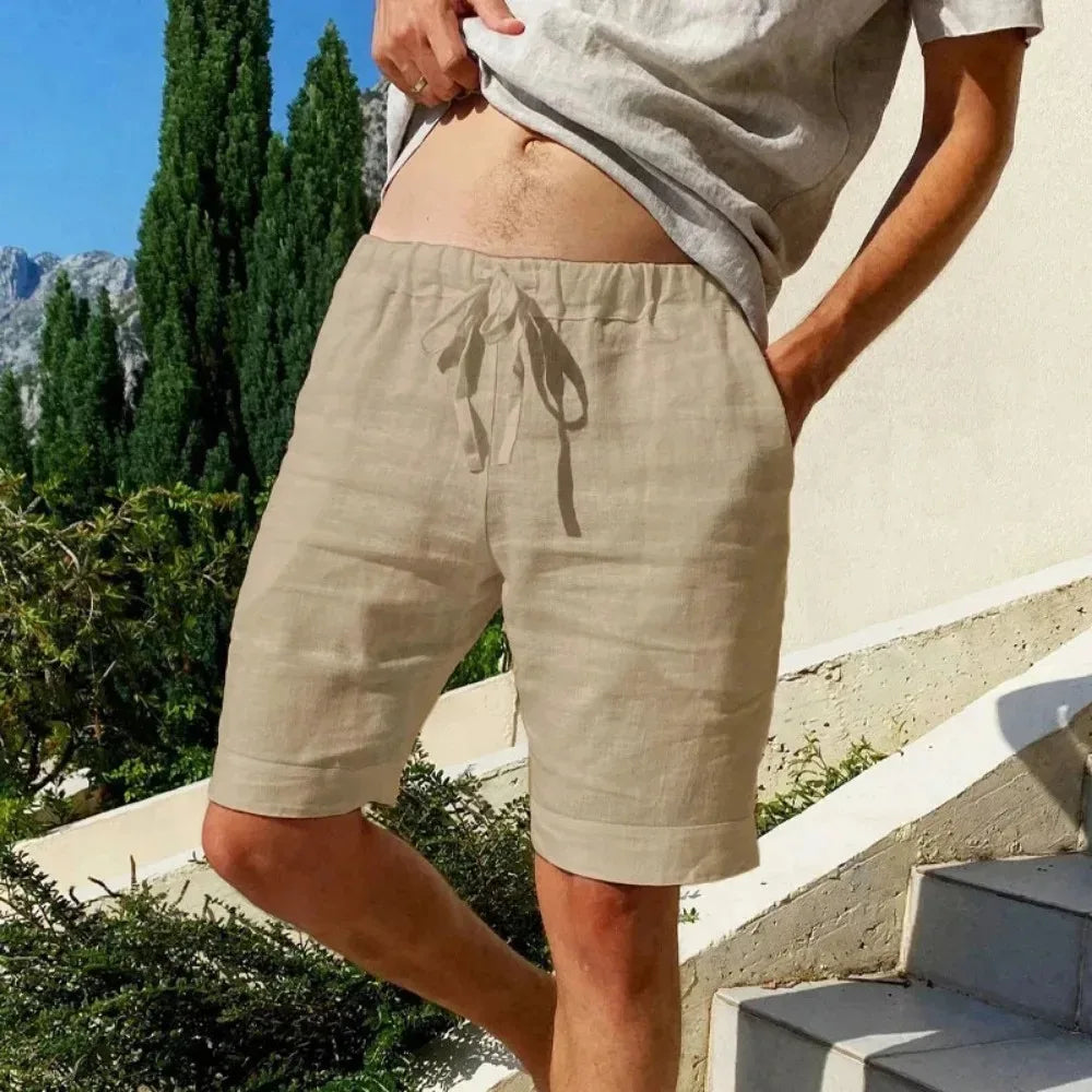 Men´s linen shorts