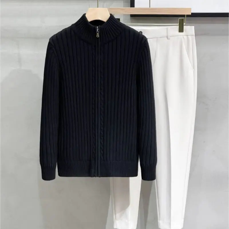 men´s full zip cardigan