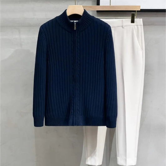 men´s full zip cardigan