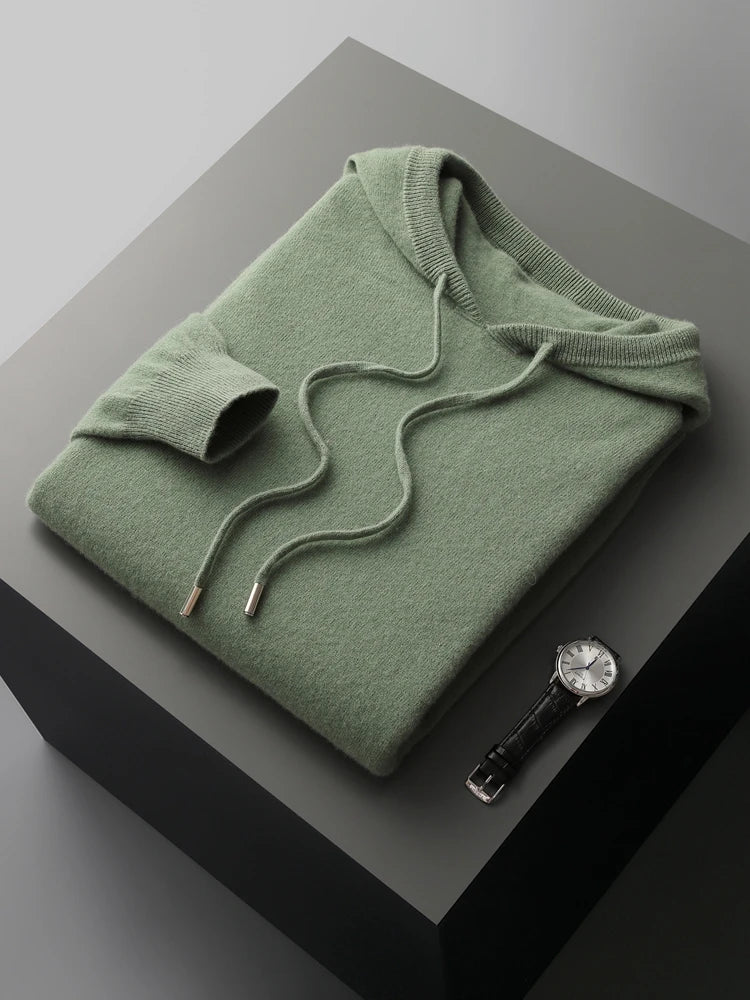 men´s merino hoodie
