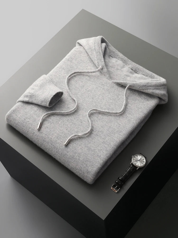 men´s merino hoodie