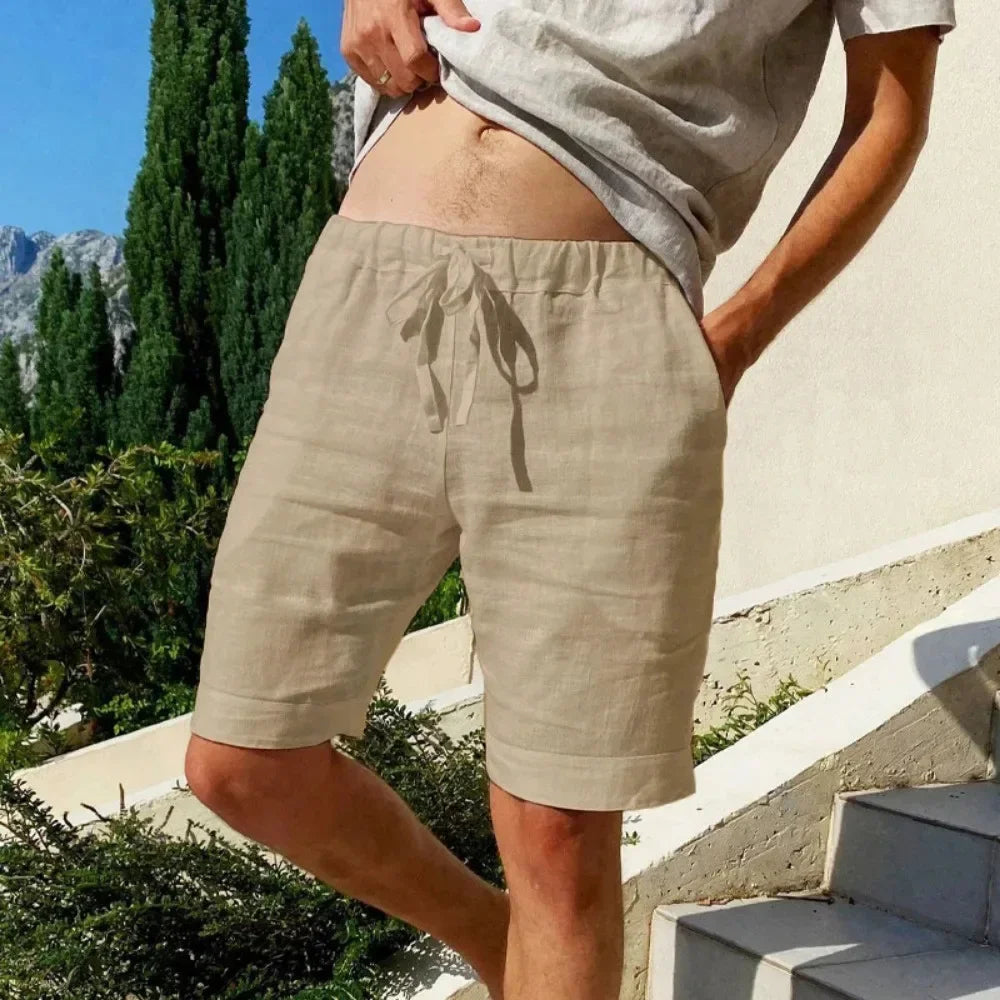 Men´s linen shorts