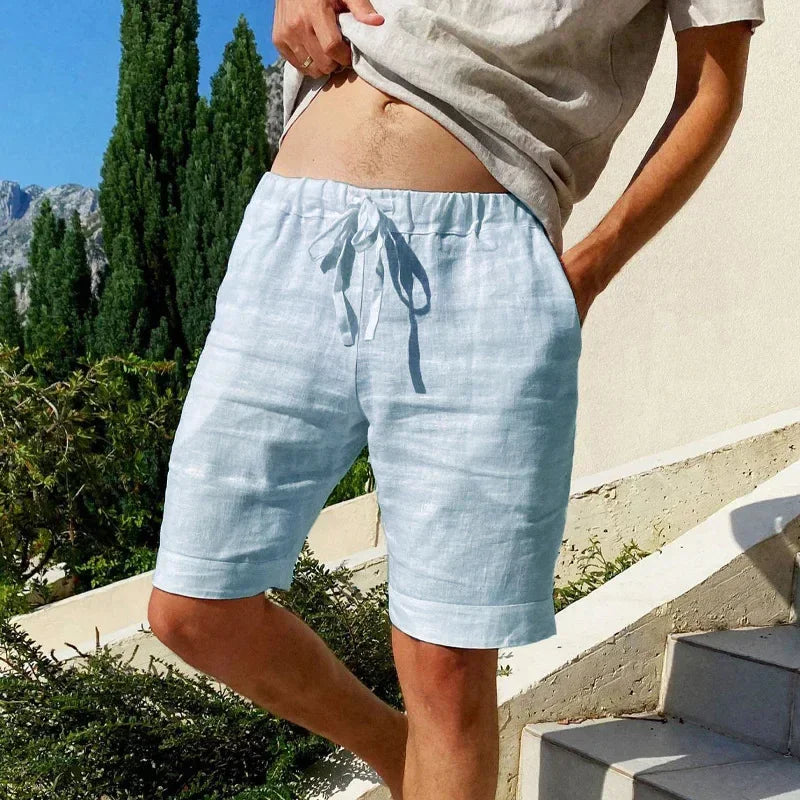 Men´s linen shorts