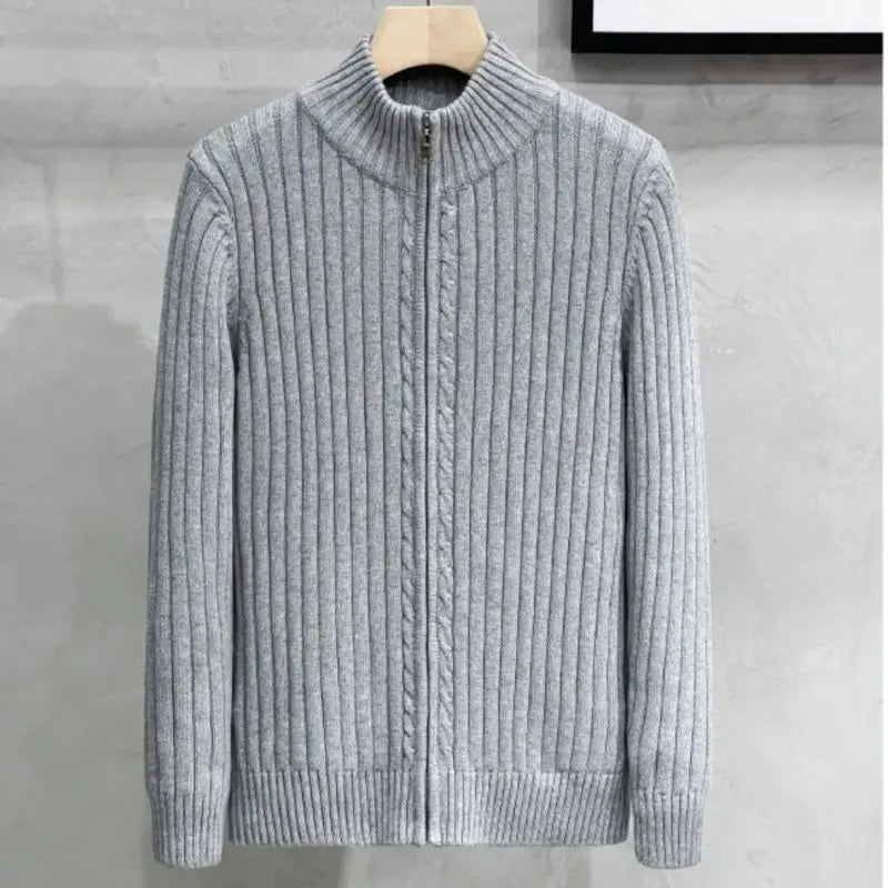 men´s full zip cardigan