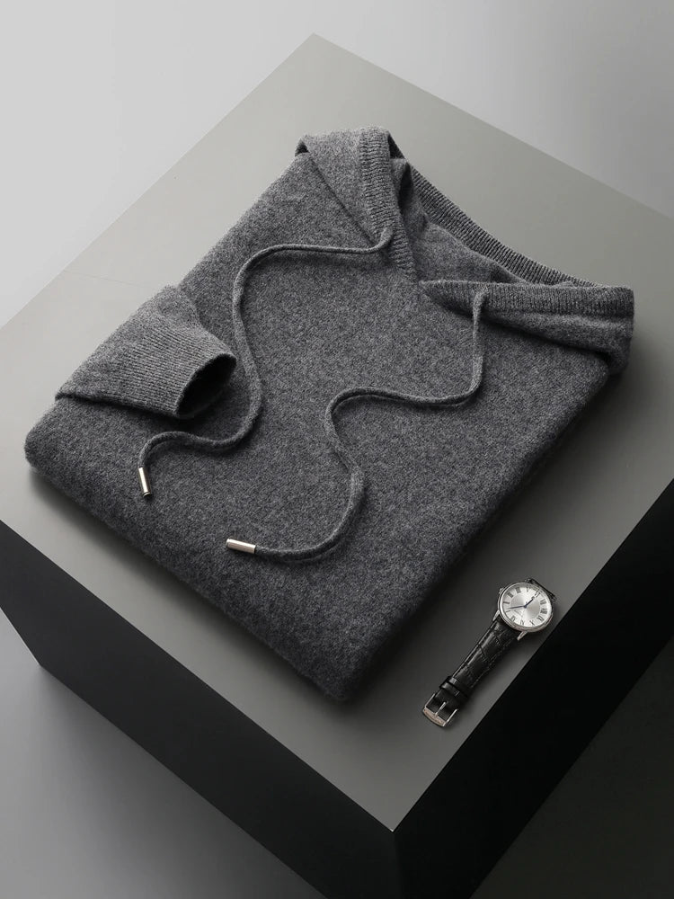 men´s merino hoodie
